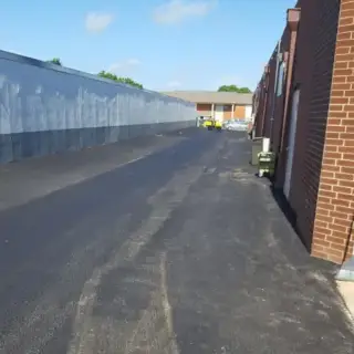 Wright's Paving asphalt job.